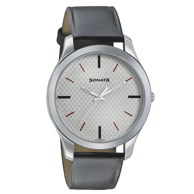 "Sonata Gents Watch 77063SL04 - Click here to View more details about this Product